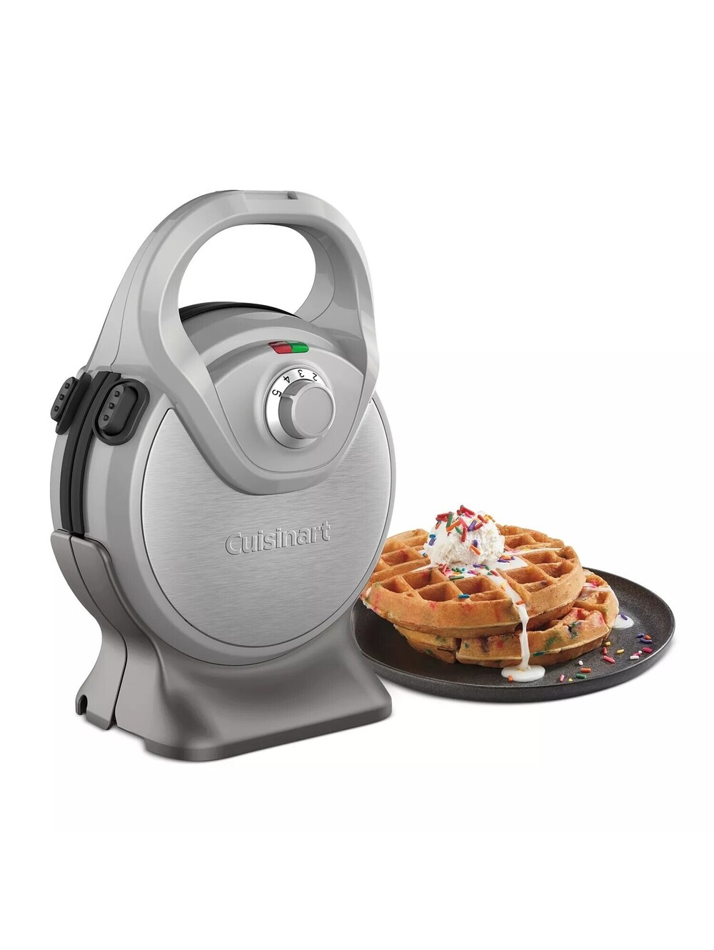 99$Cuisinart WAF-RP10 2-in-1 Classic Belgian Waffle Maker Size 6 Silver